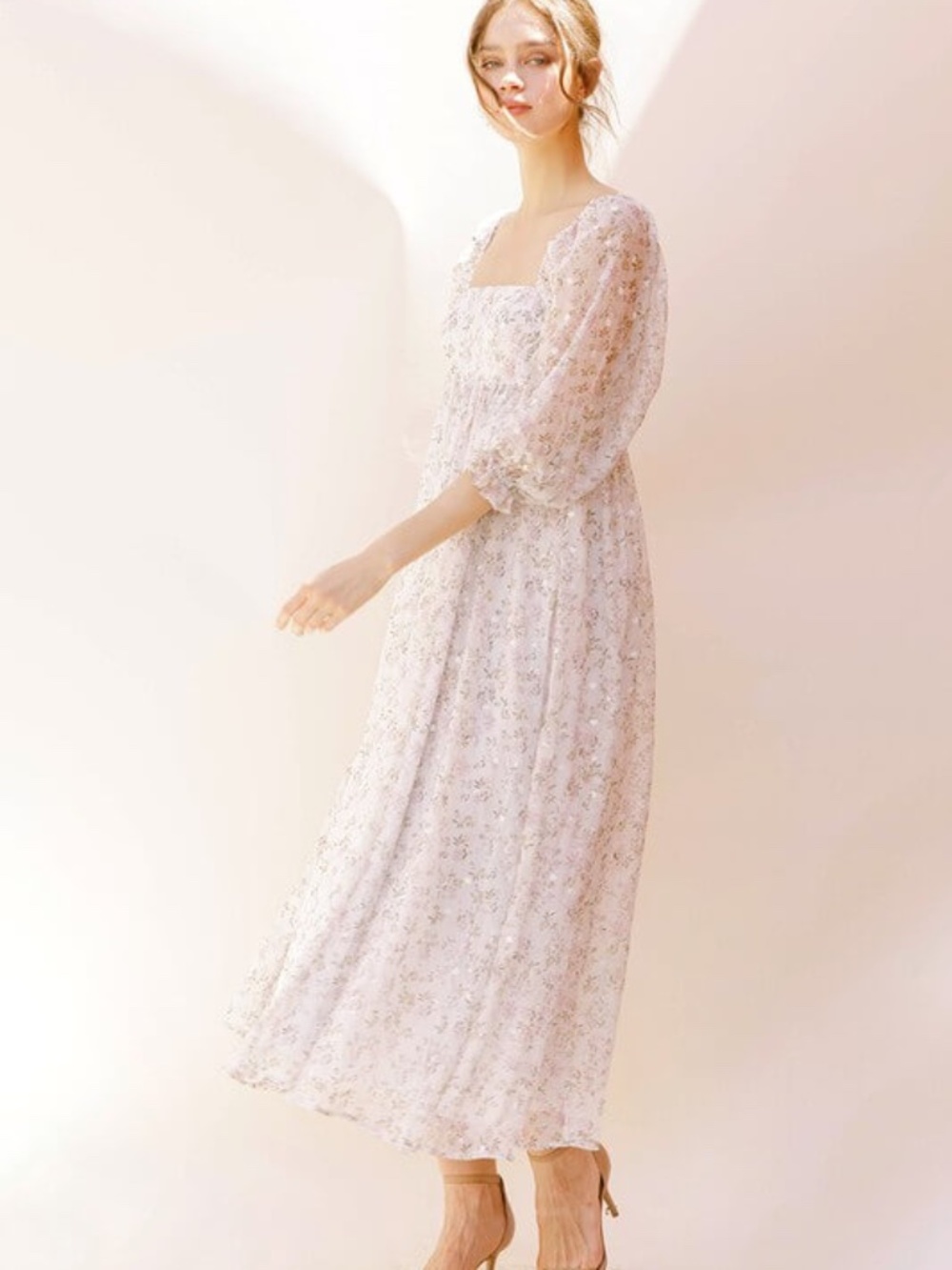 Floral maxi dress